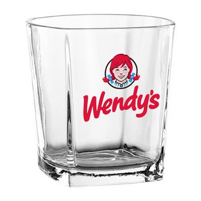 295ml Kube Glass Tumbler – Clear Glass Mug with UV Printing